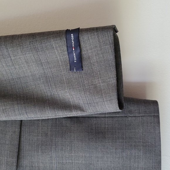 Tommy Hilfiger Gray Wool Blend Stretch Sport Coat Blazer 44 Long and Regular - Picture 3 of 9